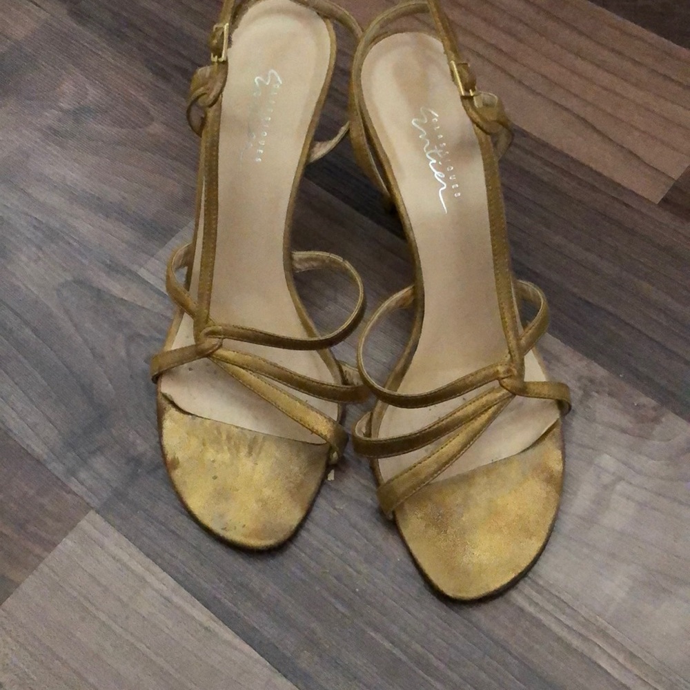 Gold sandals